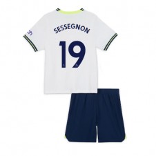 Tottenham Hotspur Ryan Sessegnon #19 Hjemmedraktsett Barn 2022-23 Kortermet (+ korte bukser)